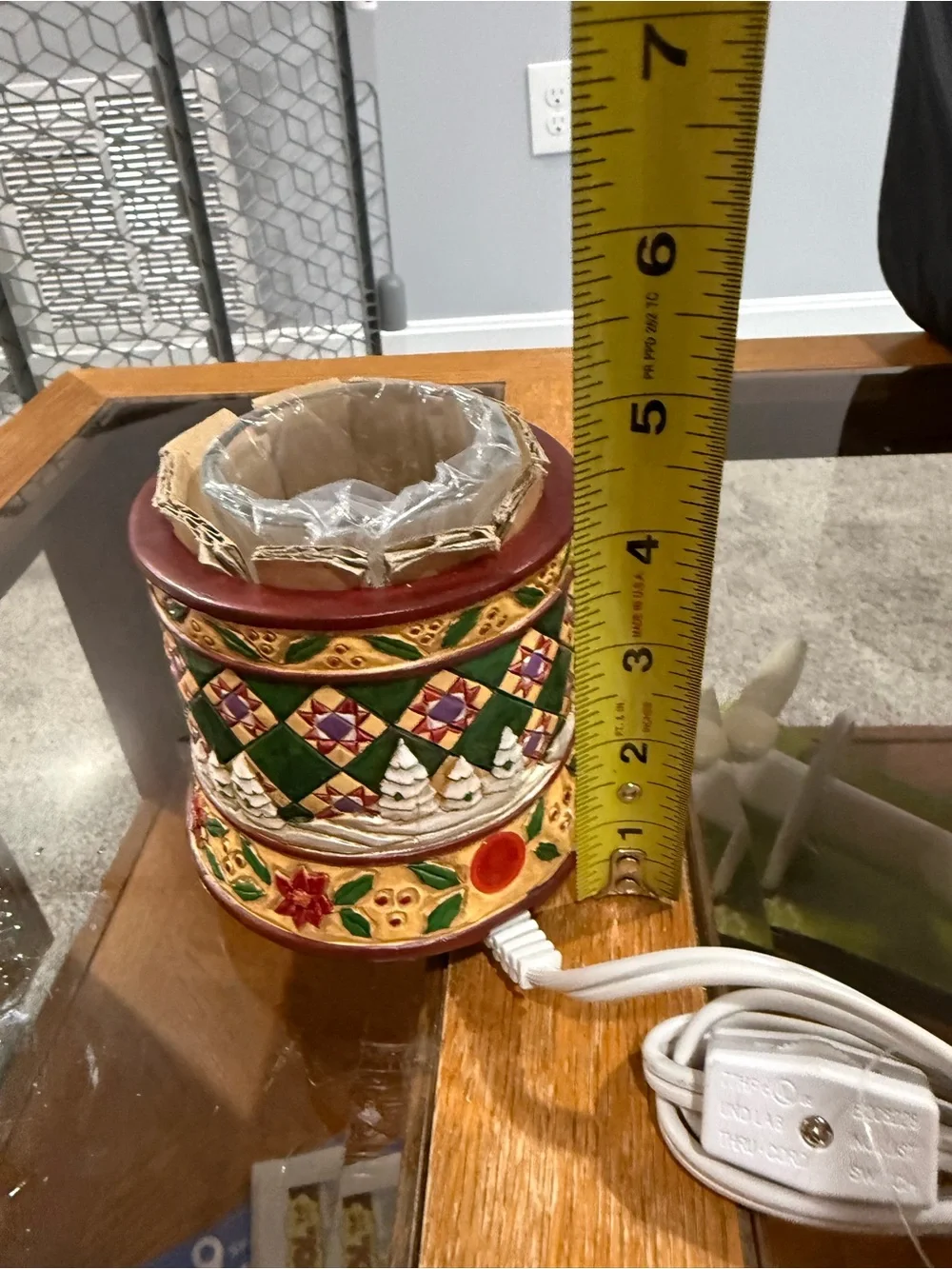 Jim Shore Christmas Electric votive Candle Warmer New